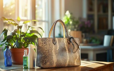 Essential care tips for snake-pattern handbags